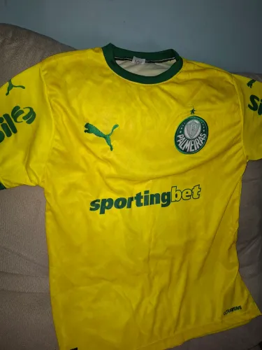 Camisetas do Palmeiras (amarela pra copa)