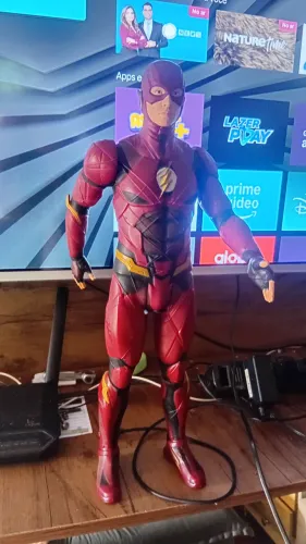 BONECO FLASH MARCA MIMO EM TORNO DE 50CM IMPECÁVEL ITEM DE COLECIONAVEL