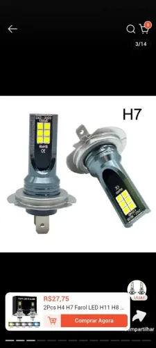 Kit lâmpada super brilhante de led