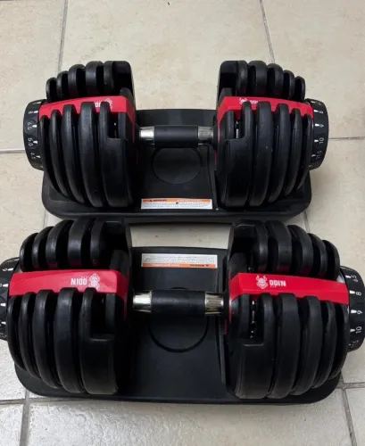 Par de Halteres ajustáveis até 24kg