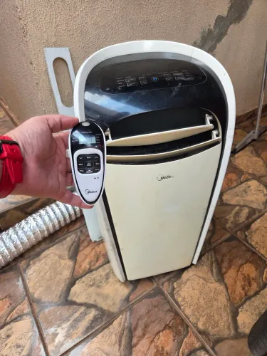 Ar-condicionado 110v 10.500 btus classe A gelando perfeitamente controle remoto