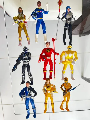 powet rangers lingt collection hasbro lote