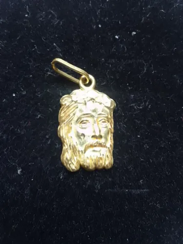 Pingente ouro 18k 750 Jesus