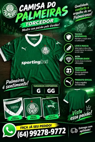 camisa palmeiras