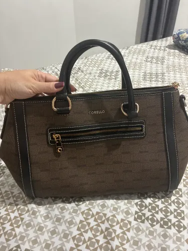Bolsa Corello em couro - novíssima