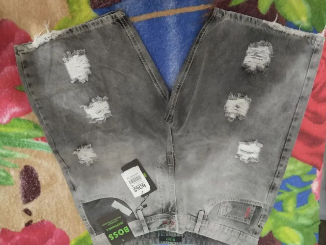 short jeans da boss masculino