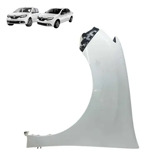 Paralama Renault Sandero Logan 2014 A 2016 Esquerdo Detalhe