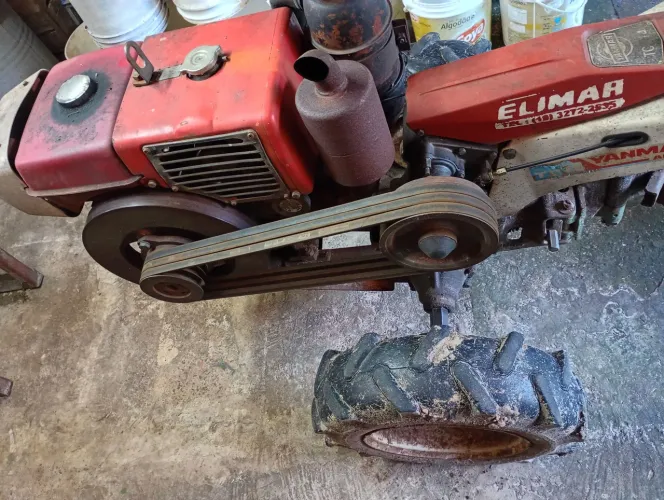 Micro trator yanmar tc14 com rotativa