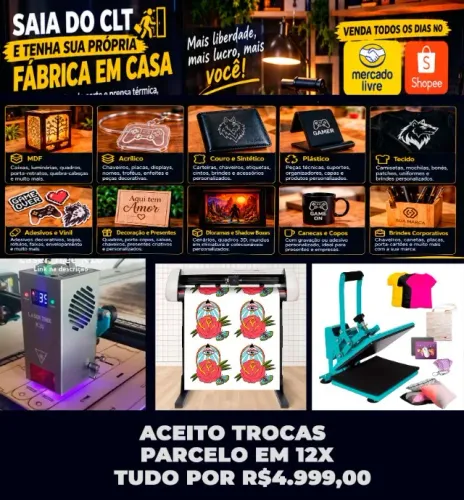 Kit Fabrica em Casa Completa. Aceito trocas