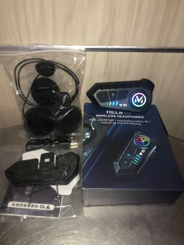 Fone de ouvido Y10 para capacete bluetooth