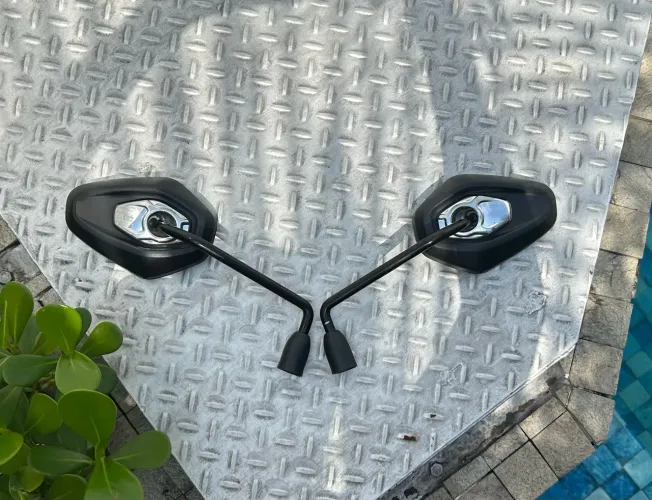 Retrovisor Tiger 1200 - Rosca Honda | Haste Longa 90°