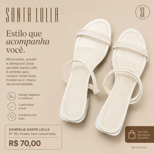 Sandália Santa Lolla 