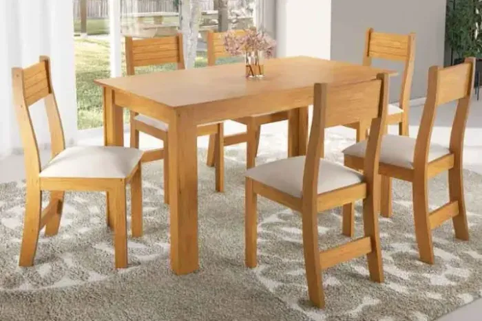 Mesa de jantar 4 cadeiras