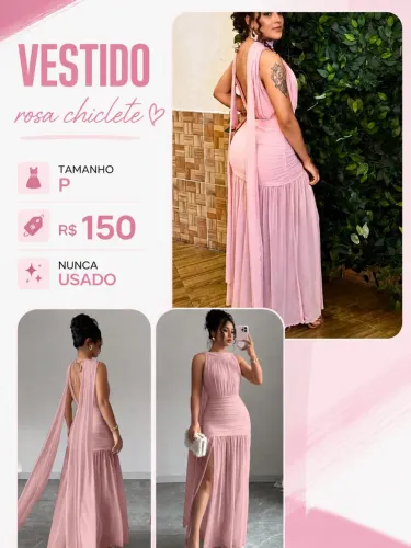Vestido de festa longo