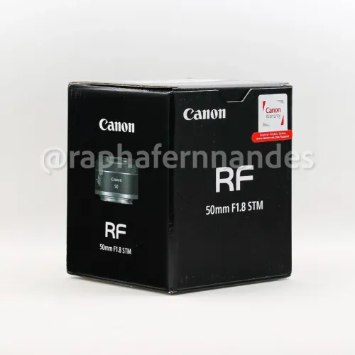 Lente Canon RF 50 F1.8 STM (novo/lacrado)