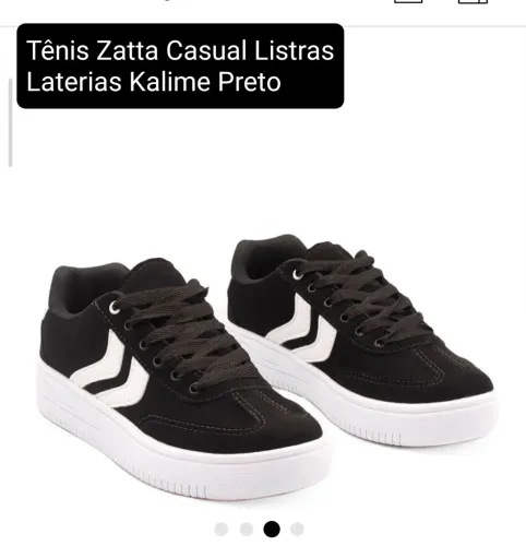 Tênis preto feminino 