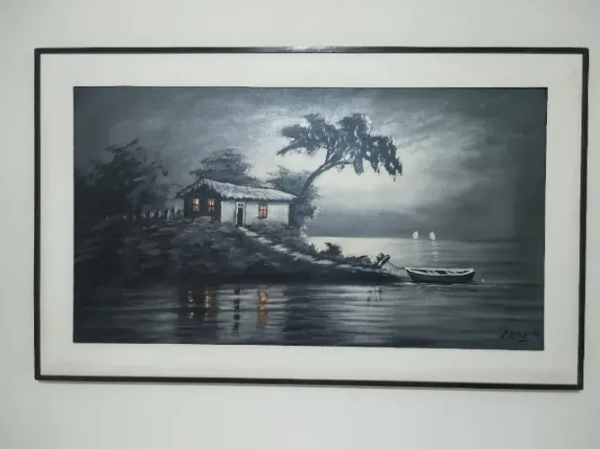 Quadro paisagem Noturna