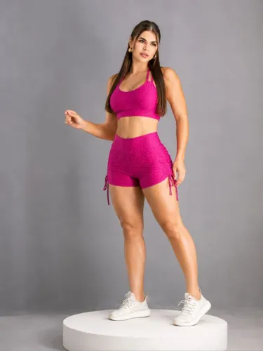 Conjunto de academia brocado da marca ELEVAÇÃO