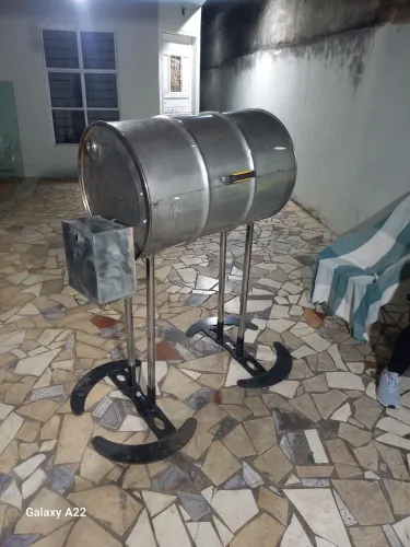 Churrasqueira inox