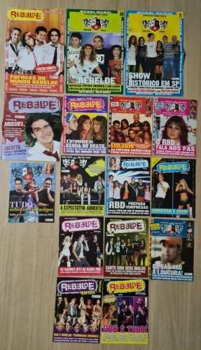 Pôsters e revistas RBD Rebelde