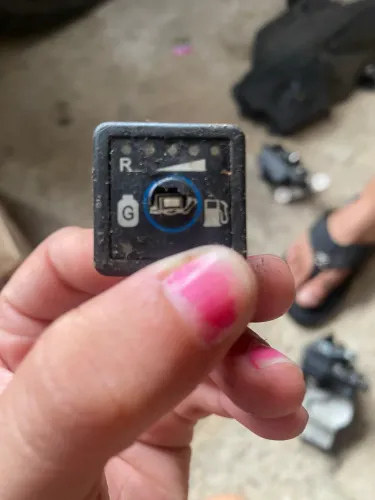 botão comutador de GNV