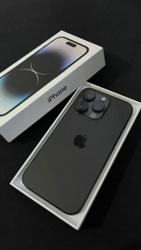 IPHONE 14 PRO 128GB BLACK - NA GARANTIA APPLE ATÉ 12/2026 + CAIXA E NOTA FISCAL!