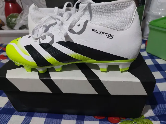 PREDATOR CLUB SOCK - WHITE - 40