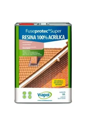 Resina 100% acrílica viapol 18L