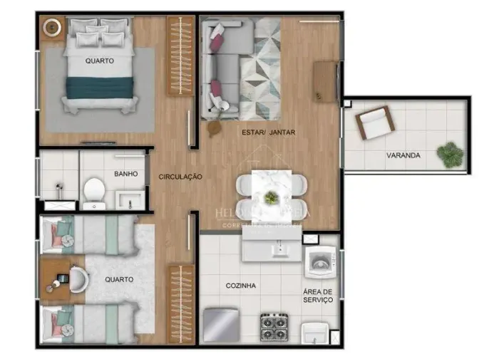 Apartamento com 2 dormitórios à venda, 41 m² por R$ 219.990,00 - Pajuçara - Natal/RN