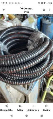 Eletroduto flexível metálico