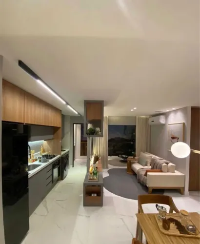 (HS) Apartamento 2 quartos com suite e varanda gourmet | Condomínio clube 