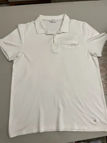 Camisa Polo Calvin Klein Branca Masculina - Original - Conservada
