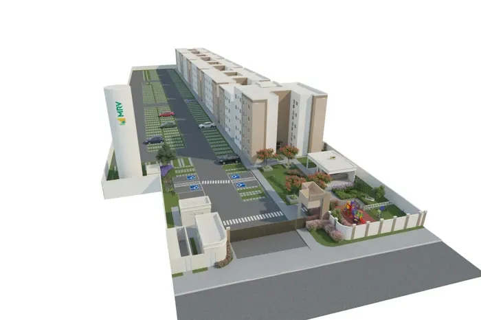 Apartamento nunca habitado com quintal privativo no Rosele