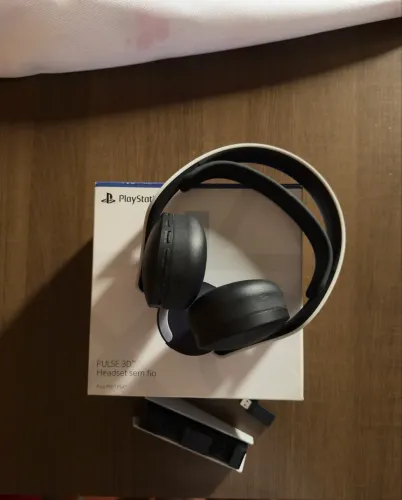 FONE PULSE 3D SEM FIO + BASE CARREGAMENTO CONTROLE