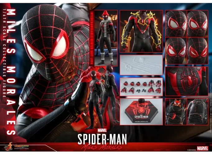 Hot Toys homem aranha Spider man miles Morales