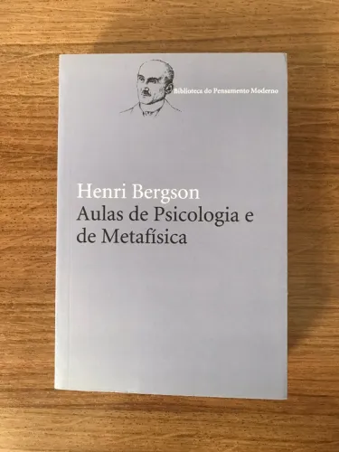 Livro "Aulas de Psicologia e de Metafísica" - Henri Bergson