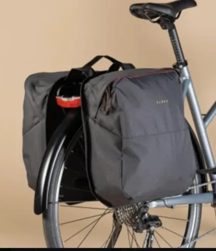 Bagageiro duplo para bicicleta