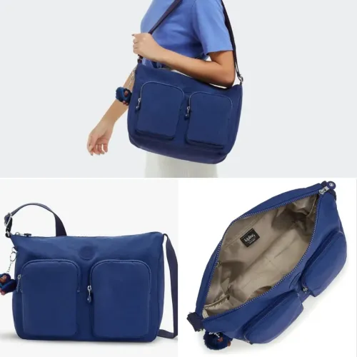 Bolsa azul kipling - nova , original EUA