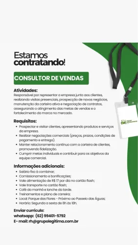 Consultor de vendas 