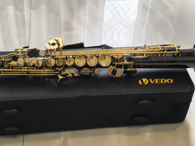R$ 1.000,00 Sax Soprano VEDO VD-ZGHS2 Original Mostruário Nota Fiscal Garantia OLXPAY Sib 