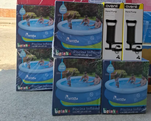 Piscina 2.490 litros mor a pronta entrega 