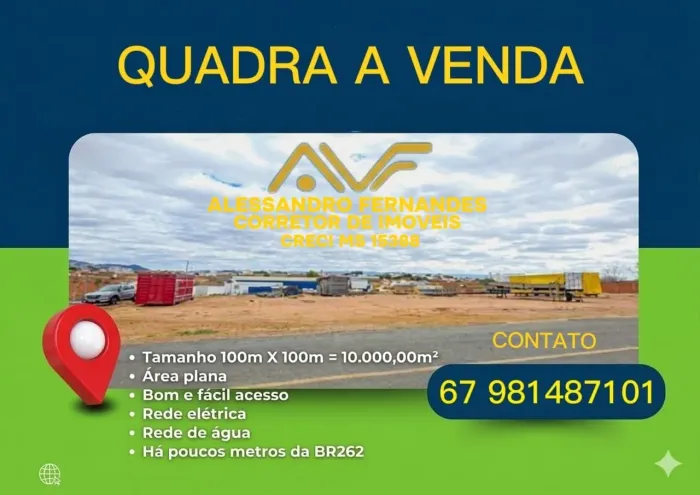 QUADRA A VENDA