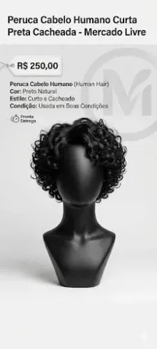 Peruca humana 