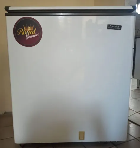Freezer Esmaltec Horizontal 215 Litros EFH250 Branco.