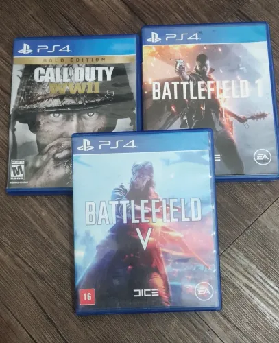 3 jogos de PS4 (Faço envio)