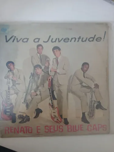 Lp Renato e seus blue caps "viva a juventude " 1965 usado.