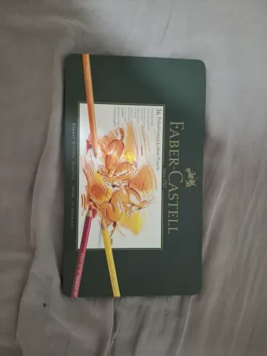 FABER CASTELL KIT 36 POLYCHROMOS POUCO USADO