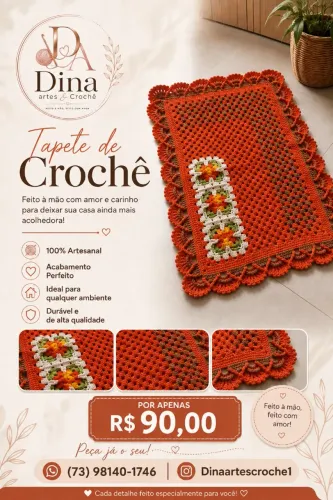 TAPETE DE CROCHÊ 
