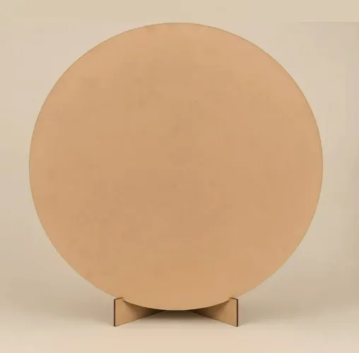 Suporte em MDF para painel 50x50