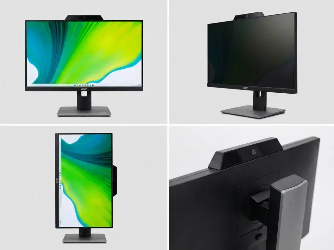 Monitor Acer B227Q 21,5? IPS Full HD 75Hz webcam integrada e suporte ajustável